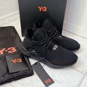 Y-3 Shoes | Adidas Y-3 Saikou Yohji Yamamoto Womens Running Shoe Sneaker Triple Black US 7 | Color: Black | Size: 7 | Greatdealsss's Closet